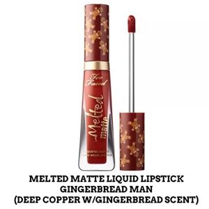 Too Faced "Gingerbread Man" liquid lipstick